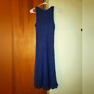 Blue Lauren Ralph Lauren Paisley Print Silk Dress, Women's Size 6